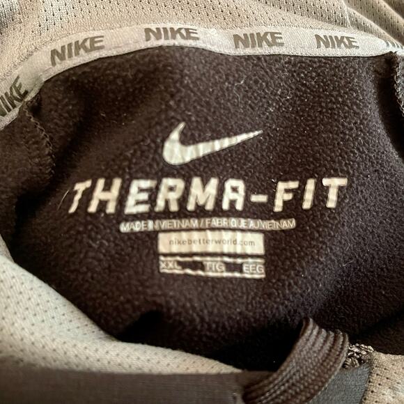 Nike Therma-Fit Hoodie Mens XXL Black Pullover Front Pockets 134.1=A0026 - Picture 6 of 12